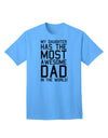 Premium Adult T-Shirt: Celebrate the Unmatched Bond between Father and Daughter-Mens T-shirts-TooLoud-Aquatic-Blue-Small-Davson Sales