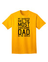 Premium Adult T-Shirt: Celebrate the Unmatched Bond between Father and Daughter-Mens T-shirts-TooLoud-Gold-Small-Davson Sales