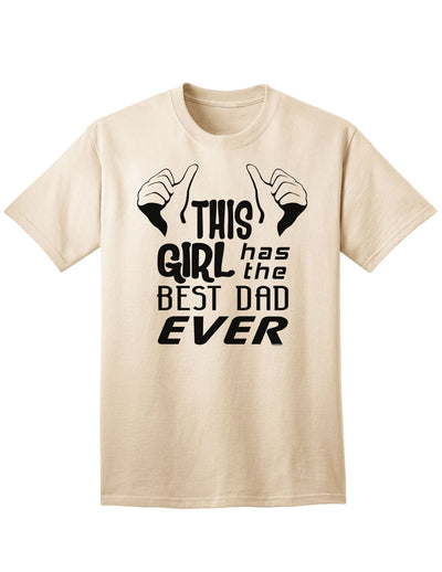 Premium Adult T-Shirt: Celebrate the Unmatched Bond with the Best Dad Ever-Mens T-shirts-TooLoud-Natural-Small-Davson Sales