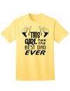 Premium Adult T-Shirt: Celebrate the Unmatched Bond with the Best Dad Ever-Mens T-shirts-TooLoud-Yellow-Small-Davson Sales