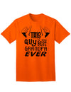 Premium Adult T-Shirt - Celebrate the Unmatched Grandfather with Style-Mens T-shirts-TooLoud-Orange-Small-Davson Sales