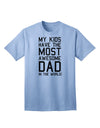 Premium Adult T-Shirt: Celebrate the Unparalleled Fatherhood Excellence-Mens T-shirts-TooLoud-Light-Blue-Small-Davson Sales