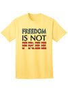 Premium Adult T-Shirt - Embrace Your Freedom-Mens T-shirts-TooLoud-Yellow-Small-Davson Sales