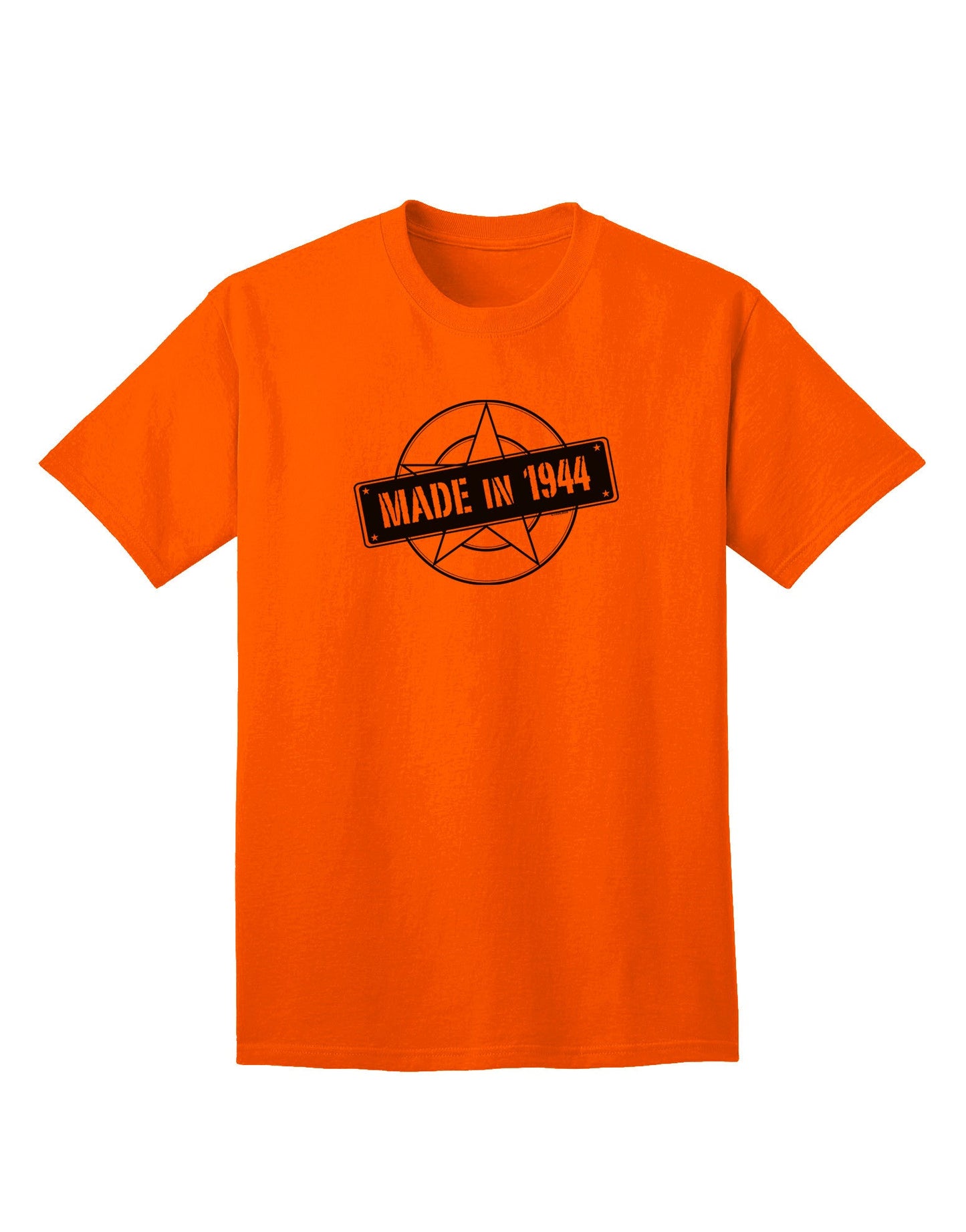 Premium Adult T-Shirt - Exclusively Crafted for Those Born in 1944-Mens T-shirts-TooLoud-Orange-Small-Davson Sales
