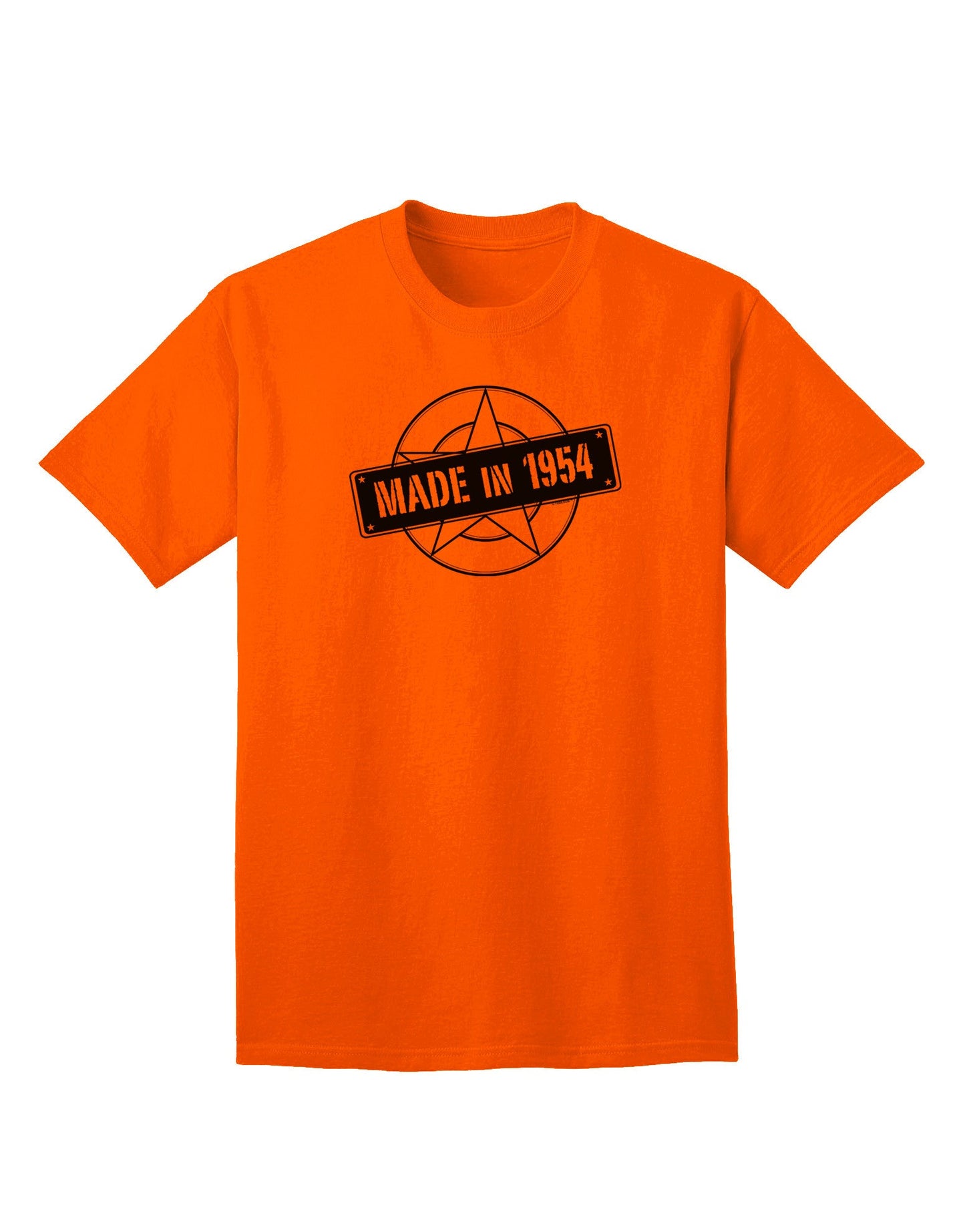 Premium Adult T-Shirt - Exclusively Crafted for Those Born in 1954-Mens T-shirts-TooLoud-Orange-Small-Davson Sales