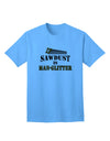 Premium Adult T-Shirt: Sawdust is Man Glitter - A Must-Have for Woodworking Enthusiasts, Exclusively by TooLoud-Mens T-shirts-TooLoud-Aquatic-Blue-Small-Davson Sales