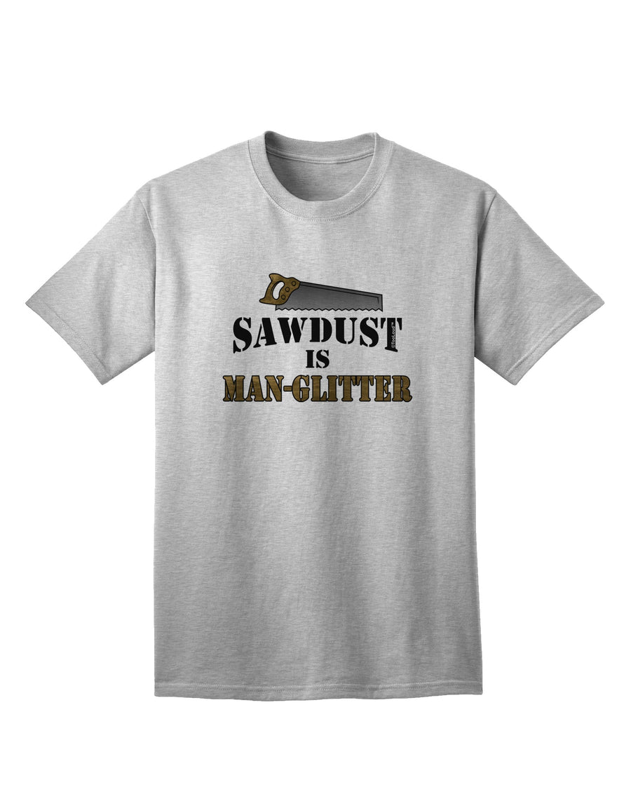 Premium Adult T-Shirt: Sawdust is Man Glitter - A Must-Have for Woodworking Enthusiasts, Exclusively by TooLoud-Mens T-shirts-TooLoud-White-Small-Davson Sales