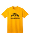 Premium Adult T-Shirt: Sawdust is Man Glitter - A Must-Have for Woodworking Enthusiasts, Exclusively by TooLoud-Mens T-shirts-TooLoud-Gold-Small-Davson Sales