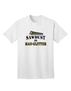 Premium Adult T-Shirt: Sawdust is Man Glitter - A Must-Have for Woodworking Enthusiasts, Exclusively by TooLoud-Mens T-shirts-TooLoud-White-Small-Davson Sales