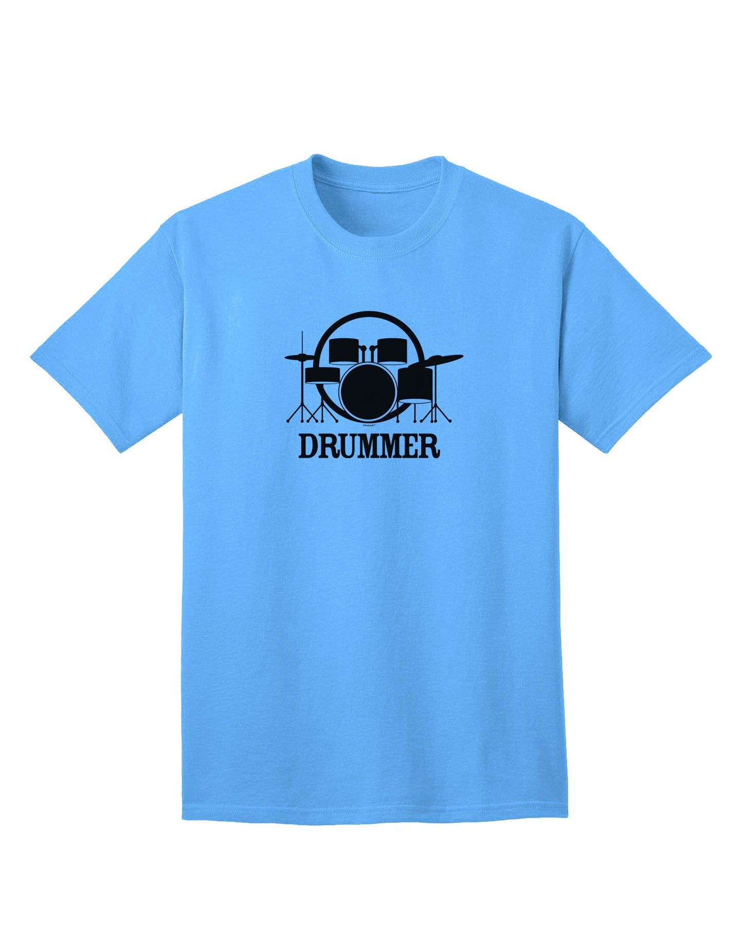 Premium Adult T-Shirt for Drummers-Mens T-shirts-TooLoud-Aquatic-Blue-Small-Davson Sales