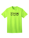 Premium Adult T-Shirt for Game Design Enthusiasts - Explore the Eat Sleep Game Collection by TooLoud-Mens T-shirts-TooLoud-Neon-Green-Small-Davson Sales