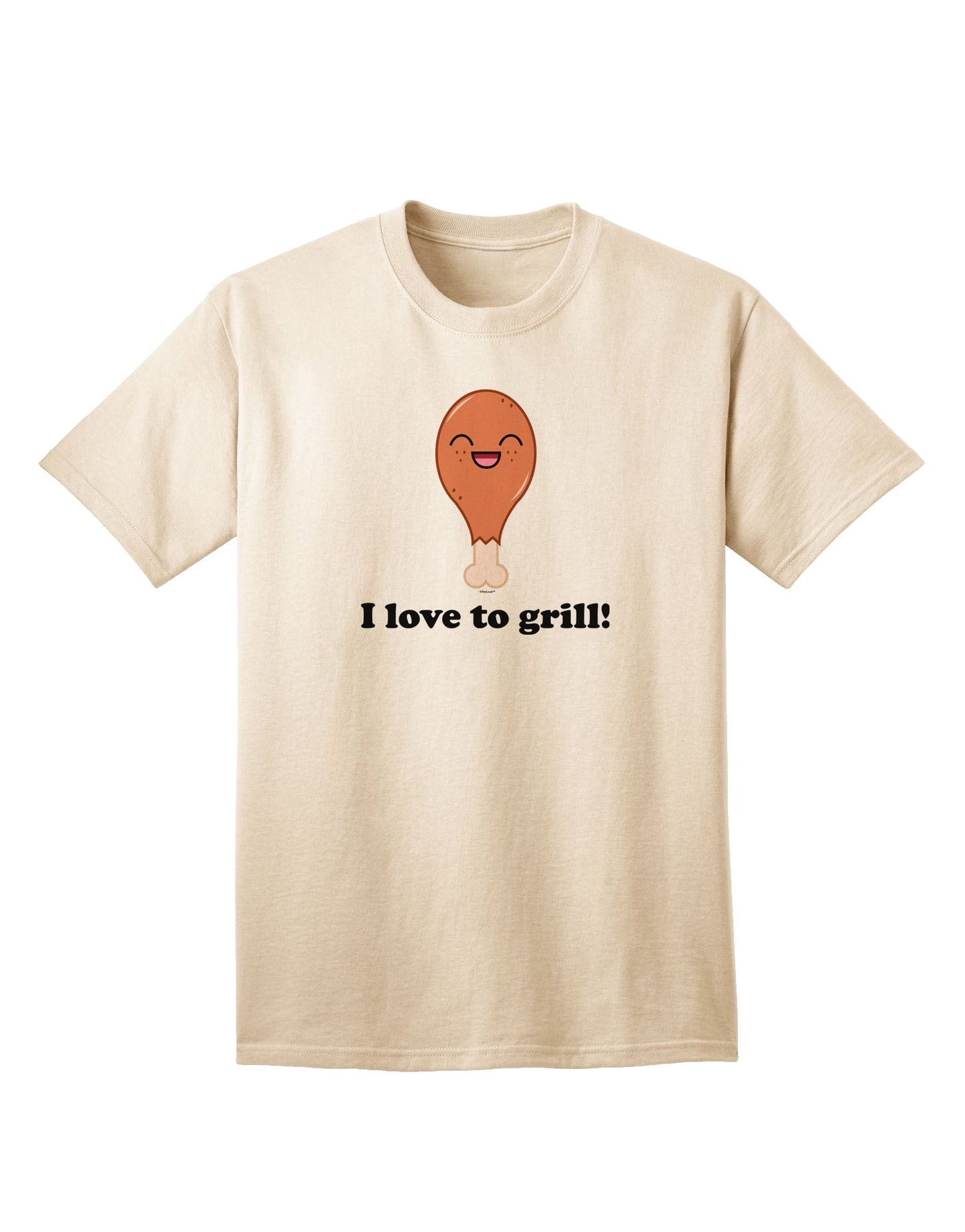 Premium Adult T-Shirt for Grill Enthusiasts-Mens T-shirts-TooLoud-Natural-Small-Davson Sales