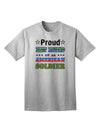 Premium Adult T-Shirt for Proud Supporters of American Soldiers-Mens T-shirts-TooLoud-AshGray-Small-Davson Sales