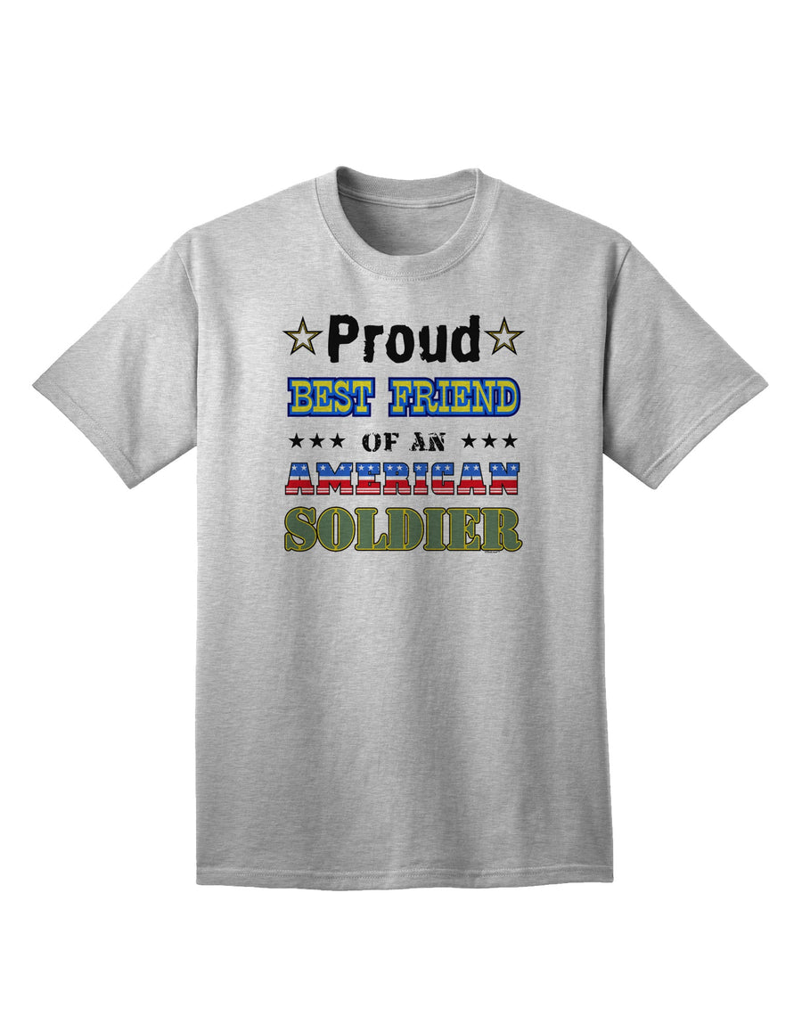 Premium Adult T-Shirt for Proud Supporters of American Soldiers-Mens T-shirts-TooLoud-White-Small-Davson Sales