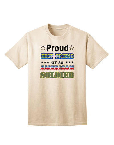 Premium Adult T-Shirt for Proud Supporters of American Soldiers-Mens T-shirts-TooLoud-Natural-Small-Davson Sales