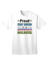 Premium Adult T-Shirt for Proud Supporters of American Soldiers-Mens T-shirts-TooLoud-White-Small-Davson Sales