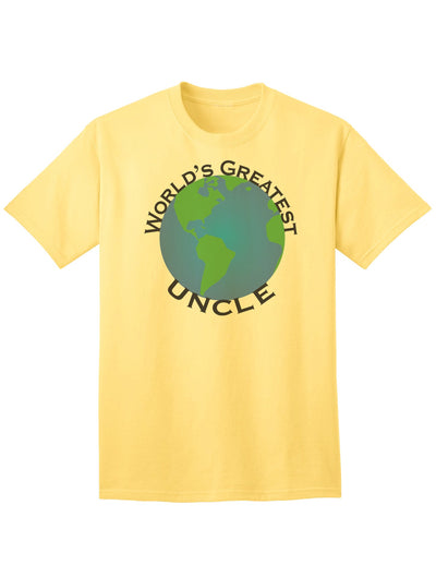 Premium Adult T-Shirt for the World's Best Uncle-Mens T-shirts-TooLoud-Yellow-Small-Davson Sales