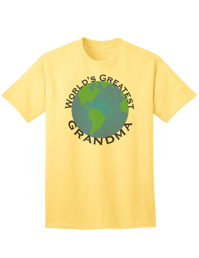 Premium Adult T-Shirt for the World's Greatest Grandma-Mens T-shirts-TooLoud-Yellow-Small-Davson Sales