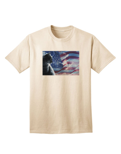 Premium All American Cat Adult T-Shirt by TooLoud-Mens T-shirts-TooLoud-Natural-Small-Davson Sales