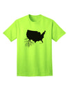 Premium American Roots Design Adult T-Shirt by TooLoud-Mens T-shirts-TooLoud-Neon-Green-Small-Davson Sales
