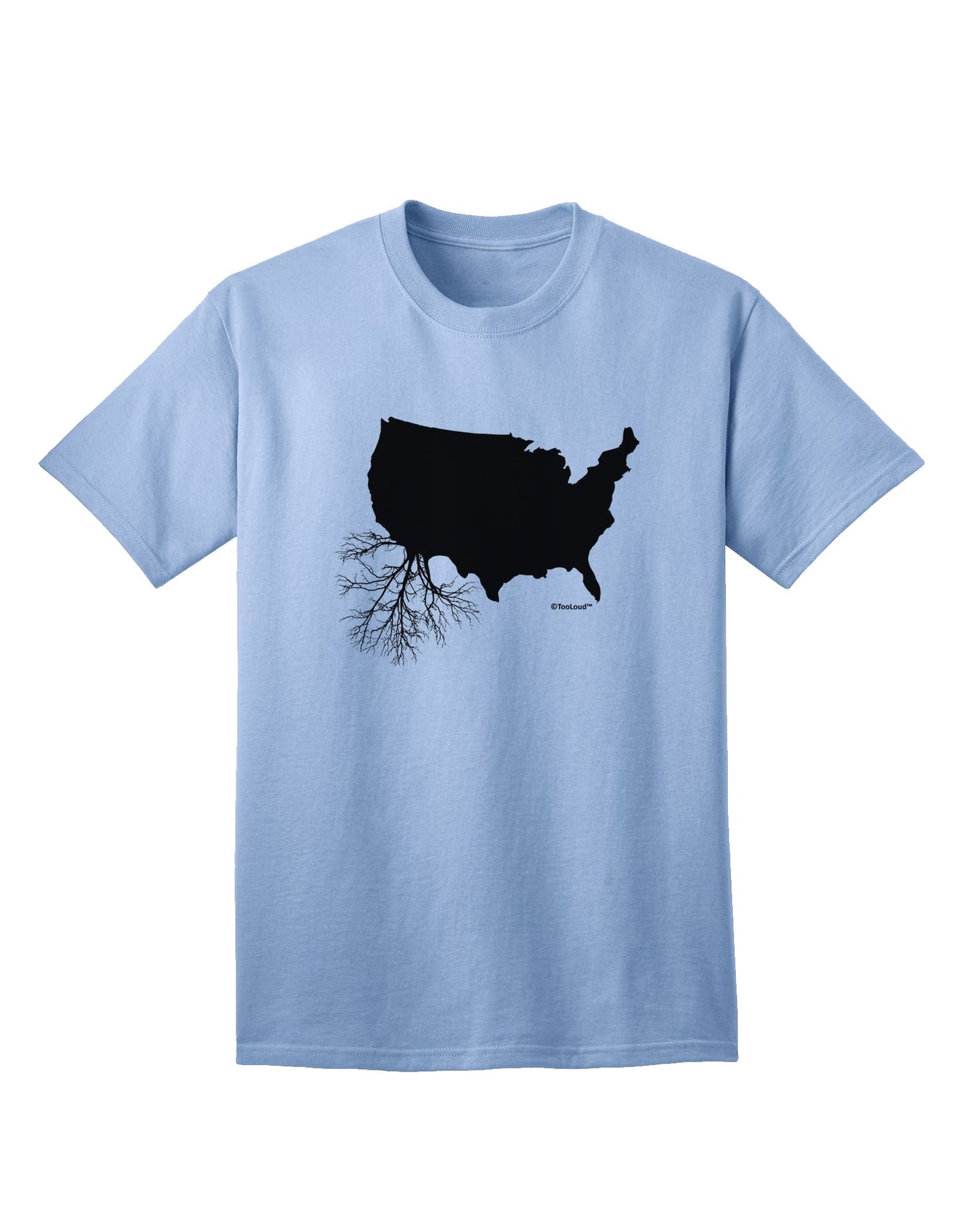 Premium American Roots Design Adult T-Shirt by TooLoud-Mens T-shirts-TooLoud-Light-Blue-Small-Davson Sales