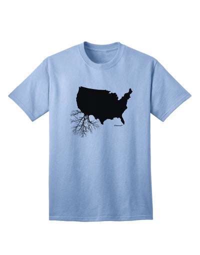 Premium American Roots Design Adult T-Shirt by TooLoud-Mens T-shirts-TooLoud-Light-Blue-Small-Davson Sales