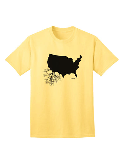 Premium American Roots Design Adult T-Shirt by TooLoud-Mens T-shirts-TooLoud-Yellow-Small-Davson Sales