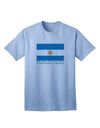 Premium Argentina Flag Adult T-Shirt - Authentic Design for Patriotic Wear-Mens T-shirts-TooLoud-Light-Blue-Small-Davson Sales