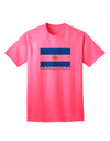 Premium Argentina Flag Adult T-Shirt - Authentic Design for Patriotic Wear-Mens T-shirts-TooLoud-Neon-Pink-Small-Davson Sales