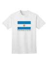 Premium Argentina Flag Adult T-Shirt - Authentic Design for Patriotic Wear-Mens T-shirts-TooLoud-White-Small-Davson Sales