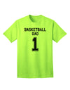 Premium Basketball Dad Jersey Adult T-Shirt - A Must-Have for Sports Enthusiasts-Mens T-shirts-TooLoud-Neon-Green-Small-Davson Sales