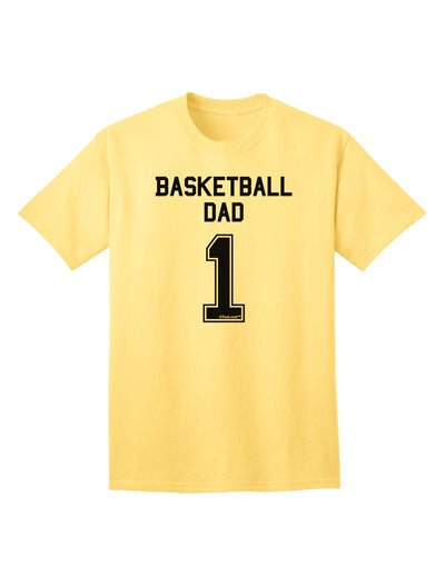 Premium Basketball Dad Jersey Adult T-Shirt - A Must-Have for Sports Enthusiasts-Mens T-shirts-TooLoud-Yellow-Small-Davson Sales