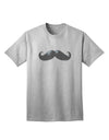 Premium Big Gray Mustache Adult T-Shirt - Stylish Comfort for the Modern Individual-Mens T-shirts-TooLoud-AshGray-Small-Davson Sales