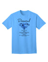 Premium Birthstone Diamond Adult T-Shirt - Elegance Meets Comfort-Mens T-shirts-TooLoud-Aquatic-Blue-Small-Davson Sales