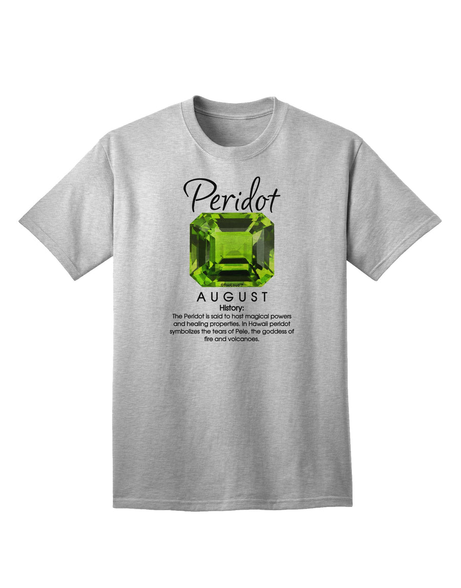 Premium Birthstone Peridot Adult T-Shirt - A Unique Ecommerce Collection-Mens T-shirts-TooLoud-White-Small-Davson Sales