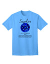 Premium Birthstone Sapphire Adult T-Shirt - Elegance Meets Comfort-Mens T-shirts-TooLoud-Aquatic-Blue-Small-Davson Sales