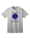 Premium Birthstone Sapphire Adult T-Shirt - Elegance Meets Comfort-Mens T-shirts-TooLoud-AshGray-Small-Davson Sales