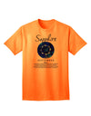 Premium Birthstone Sapphire Adult T-Shirt - Elegance Meets Comfort-Mens T-shirts-TooLoud-Neon-Orange-Small-Davson Sales