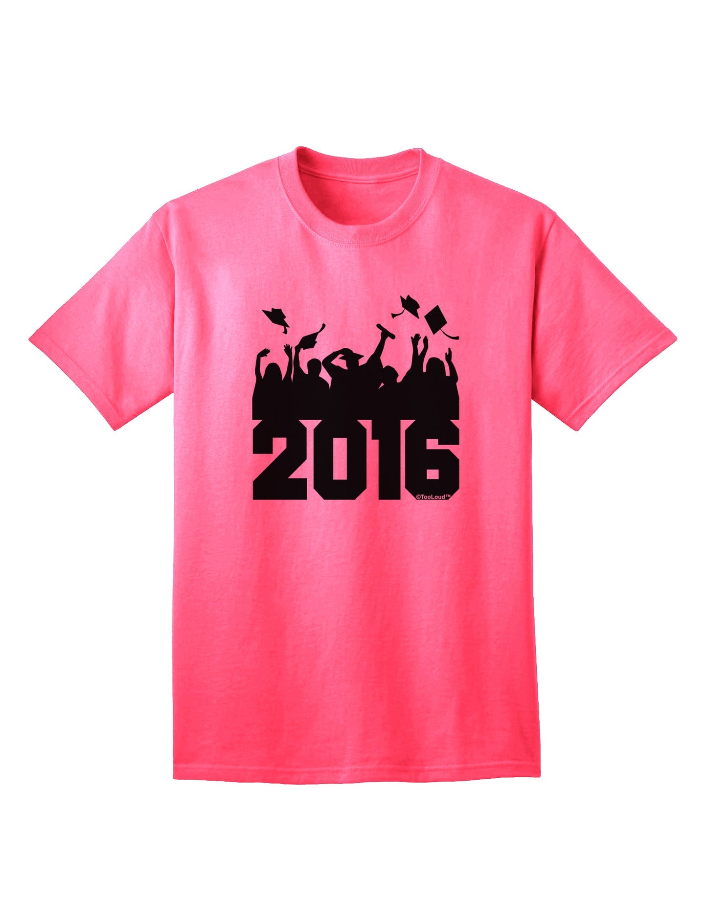 Premium BnW Adult T-Shirt - Current Year Graduation Collection-Mens T-shirts-TooLoud-Neon-Pink-Small-Davson Sales