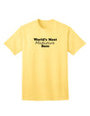 Premium Boss Day Adult T-Shirt - Celebrate with the World's Finest Boss-Mens T-shirts-TooLoud-Yellow-Small-Davson Sales