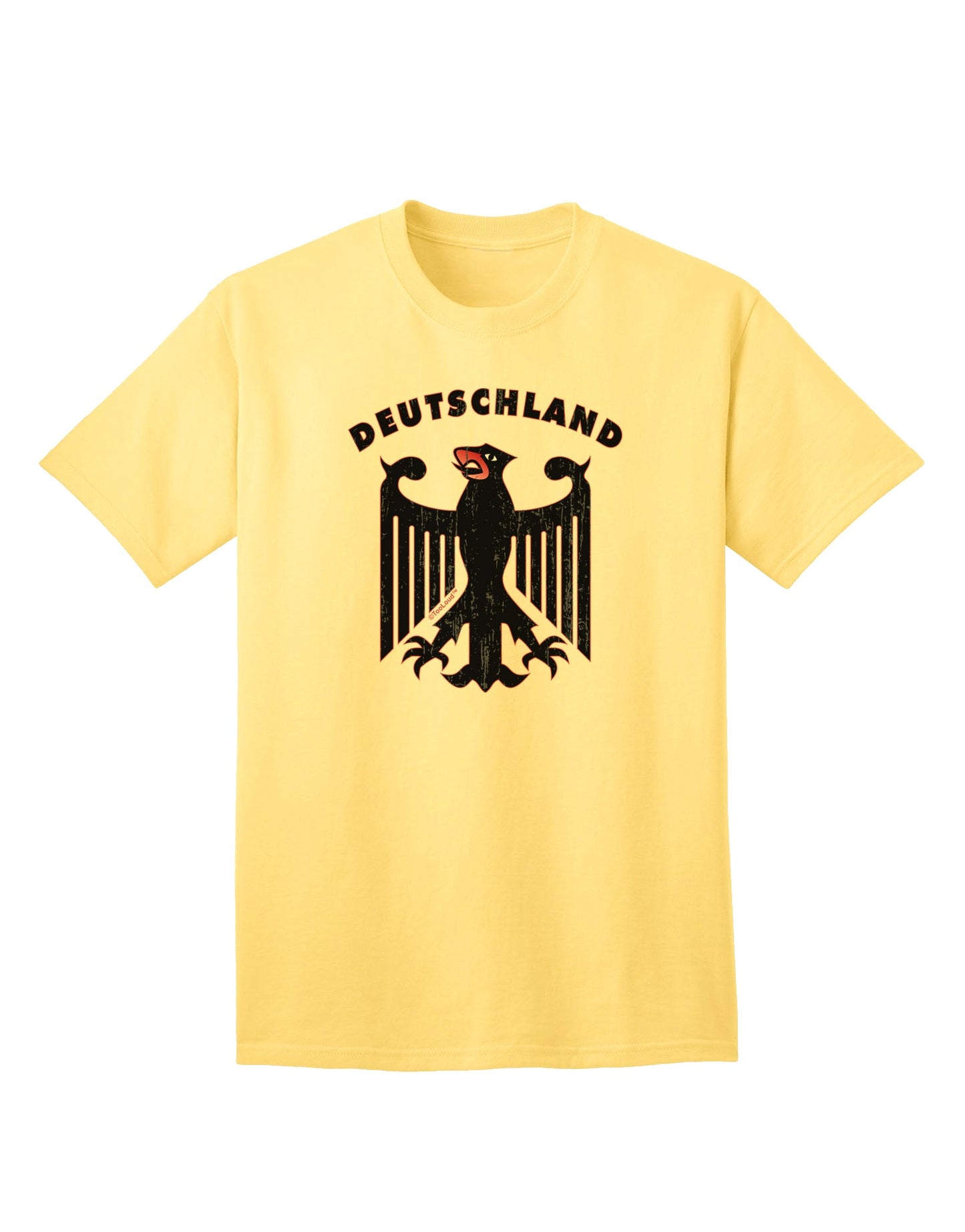 Premium Bundeswehr Logo Deutschland Adult T-Shirt - Authentic German Military Apparel-Mens T-shirts-TooLoud-Yellow-Small-Davson Sales