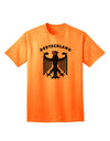 Premium Bundeswehr Logo Deutschland Adult T-Shirt - Authentic German Military Apparel-Mens T-shirts-TooLoud-Neon-Orange-Small-Davson Sales