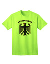 Premium Bundeswehr Logo Deutschland Adult T-Shirt - Authentic German Military Apparel-Mens T-shirts-TooLoud-Neon-Green-Small-Davson Sales