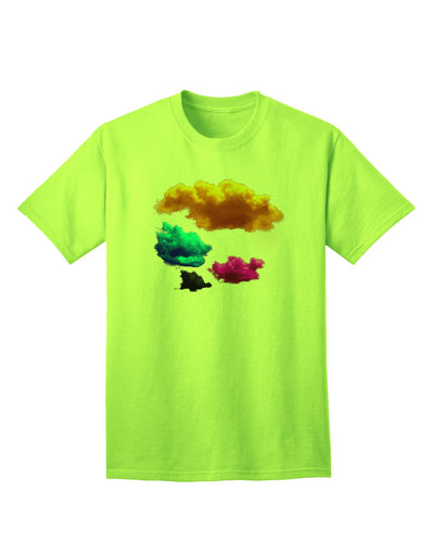 Premium CMYK Clouds Adult T-Shirt - Ecommerce Exclusive Collection-Mens T-shirts-TooLoud-Neon-Green-Small-Davson Sales