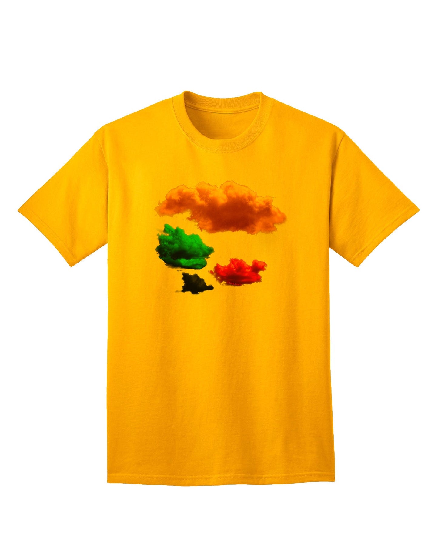 Premium CMYK Clouds Adult T-Shirt - Ecommerce Exclusive Collection-Mens T-shirts-TooLoud-Gold-Small-Davson Sales