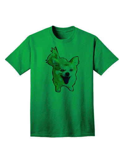 Premium Cartoon Pomeranian Adult T-Shirt - Exclusive Ecommerce Collection-Mens T-shirts-TooLoud-Kelly-Green-Small-Davson Sales