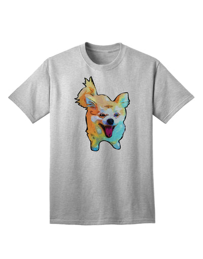 Premium Cartoon Pomeranian Adult T-Shirt - Exclusive Ecommerce Collection-Mens T-shirts-TooLoud-AshGray-Small-Davson Sales