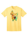 Premium Cartoon Pomeranian Adult T-Shirt - Exclusive Ecommerce Collection-Mens T-shirts-TooLoud-Yellow-Small-Davson Sales