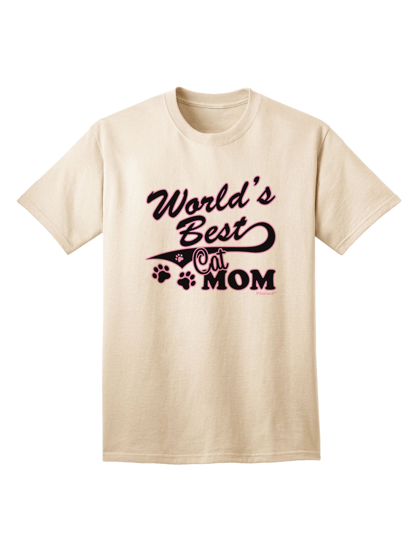 Premium Cat Mom Adult T-Shirt by TooLoud - Unmatched Quality for Feline Enthusiasts-Mens T-shirts-TooLoud-Natural-Small-Davson Sales