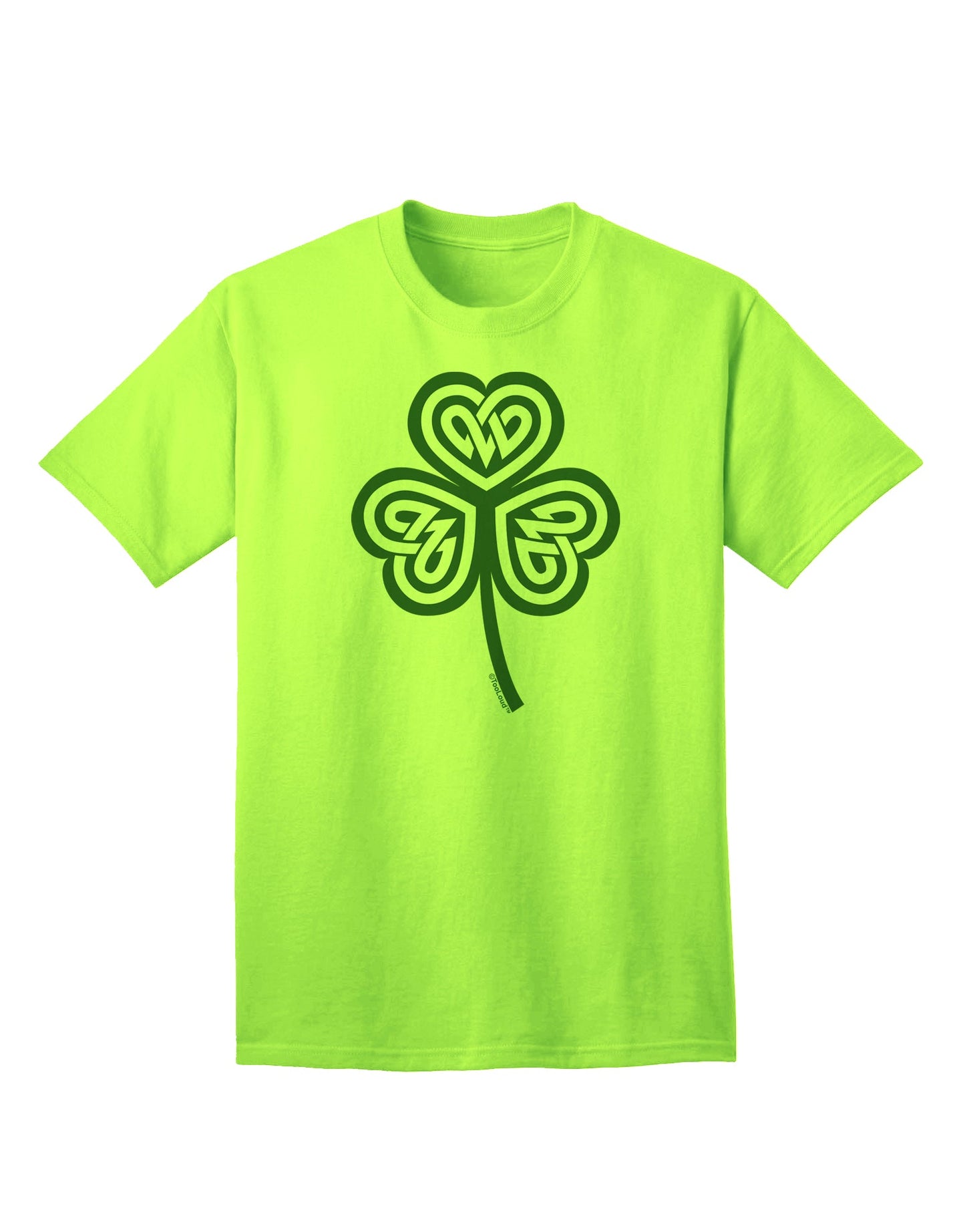 Premium Celtic Knot Irish Shamrock Adult T-Shirt - Authentic Ecommerce Collection-Mens T-shirts-TooLoud-Neon-Green-Small-Davson Sales